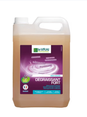 Dégraissant alimentaire fort Le Vrai - Bidon 5 L