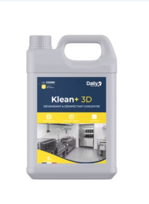 Klean'3D - Dégraissant désinfectant concentré alimentaire  Bidon 5l
