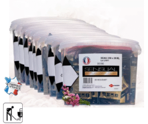 Détergent désodorisant pour sols 2D SENSUAL (Parfum : Fleur de Coton (la dosette))