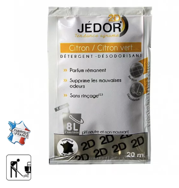 Nettoyant Surodorant Dosette pour sol 2D (Parfum : Citron (la dosette))