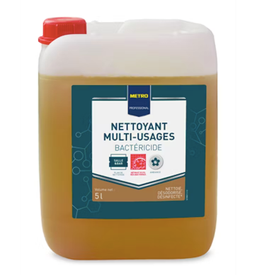 METRO Professional Nettoyant multi-usages bactéricide ambiance 5 L