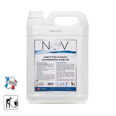 nov DETERGENT AMMONIAQUE SOLS ET SURFACE BIDON 5L